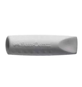 2-Pieces Radierer Eraser Cap Grip, Grey